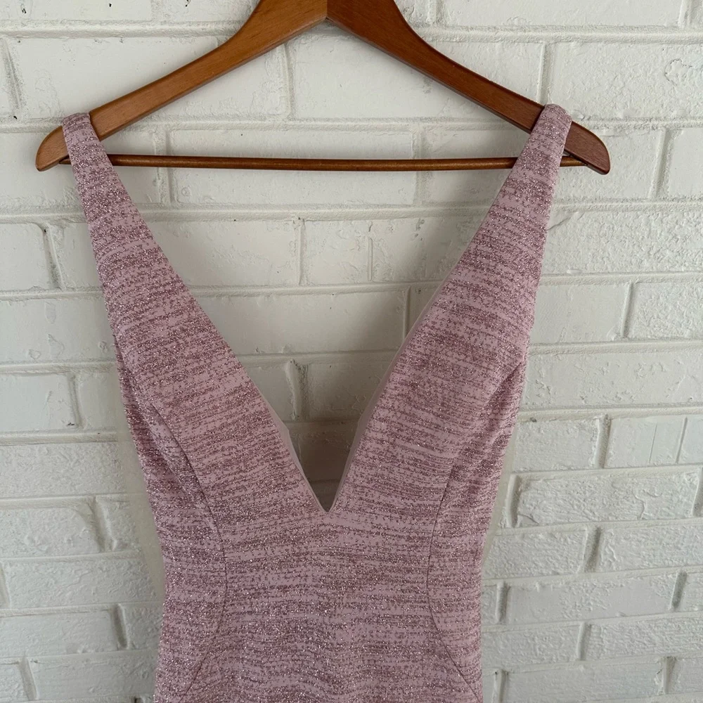 NWT JOVANI 47075 Elegant Sleeveless Pink Evening Gown Size 8 - Picture 9 of 17